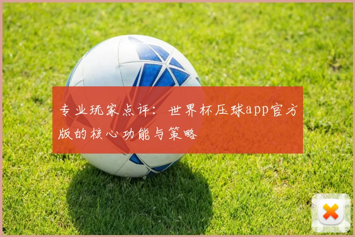 专业玩家点评：世界杯压球app官方版的核心功能与策略